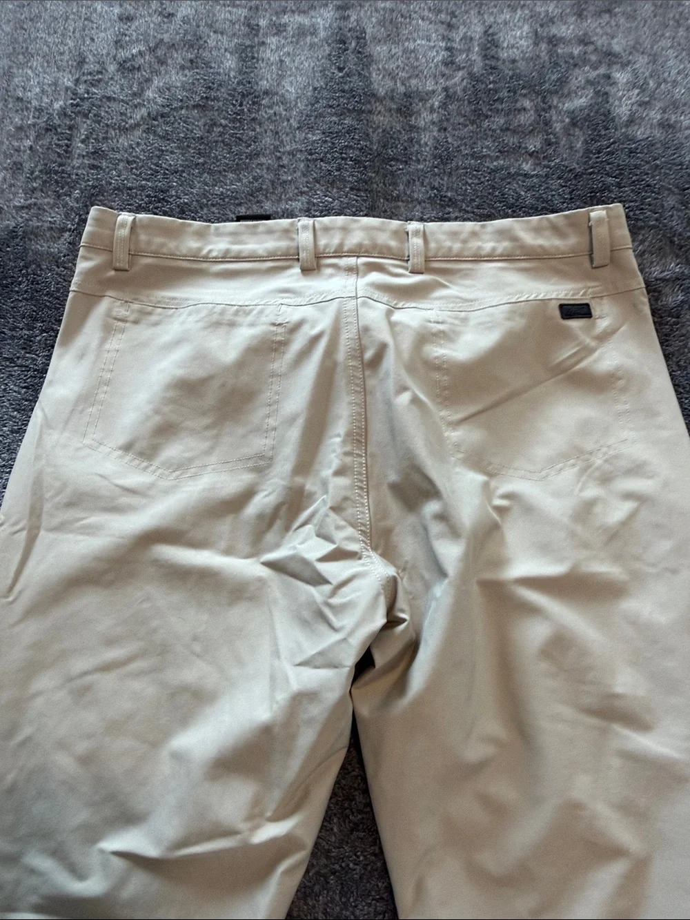 Greg Norman Collection Khaki Straight-Leg Pants